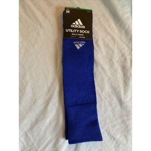 New with tags Adidas Mens Utility Sock Multi Sport Size Medium Blue NWT soccer